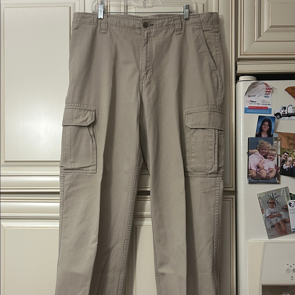 Men's Classic Beige Cargo Pants